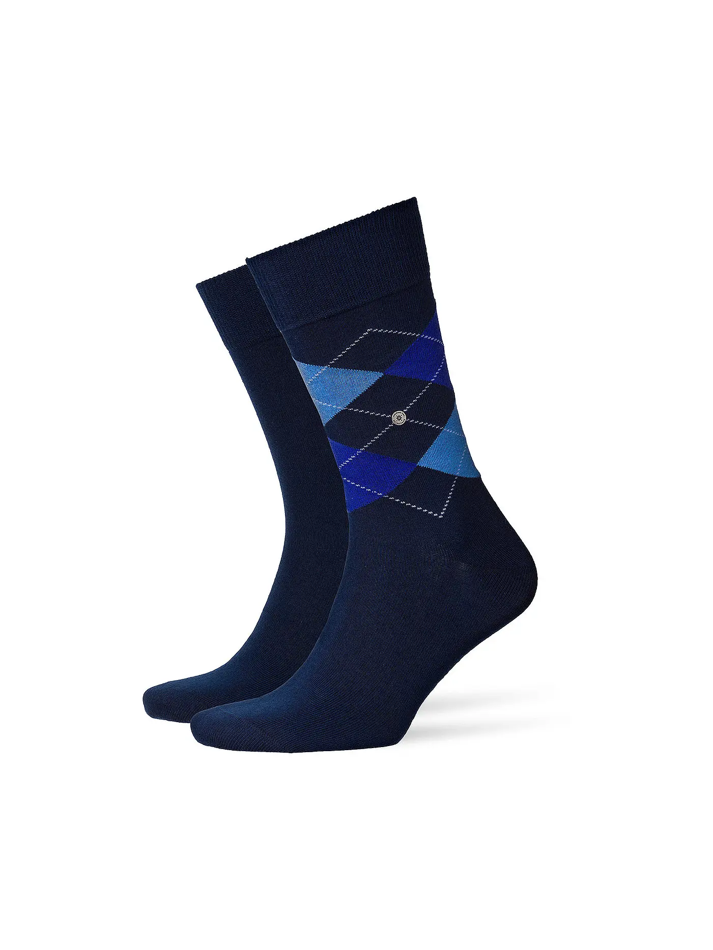 BURLINGTON | Herren Socken EVERYDAY 2-er Pkg. 40-46 light grey | blau